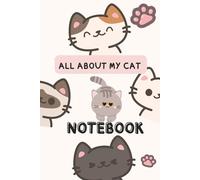 all about my cat notebook: charming kawaii-style cat cover Journal