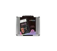 bonvoyage, Kit de Maquillaje para Ojos, con Pestañas Postizas, Paleta de Sombras de 18 Colores, Delineadores, Rizador de Pestañas, y Brochas, Kit Portátil y Liviano, All About My Eyes