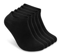 ALL ABOUT SOCKS Calcetines tobilleros Hombre negros 43-46 (Pack de 5) - Calcetines deportivas para zapatillas - Hecho en Europa