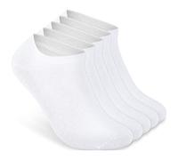 ALL ABOUT SOCKS Calcetines tobilleros Mujer blancos 35-38 (Pack de 5) - Calcetines deportivas para zapatillas - Hecho en Europa