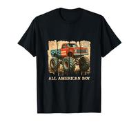 All American Boy USA Monster Truck 4 de julio Camiseta