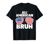 All American Bruh 4 de julio Funny Patriotic Boys Camiseta