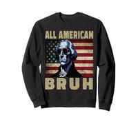 All American Bruh 4th of July 2024 George Washington Bruh Sudadera