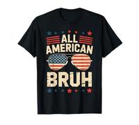 All American Bruh 4th Of July - Gafas de sol patrióticas para niños Camiseta