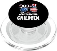 All American Children American Flag Sunglasses 4th of July PopSockets PopGrip para MagSafe