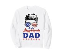 All American Dad Sunglasses USA Flag 4th of July Sudadera