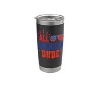 All American Dude 4th of July Boys Kids Sunglasses Family Vaso térmico de acero inoxidable de doble pared