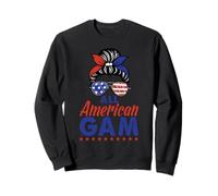 All American Gam 4th of July Patriotic Sunglasses USA Flag Sudadera