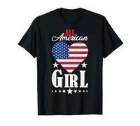 All American Girl USA 4 de Julio Día de la Independencia América Camiseta