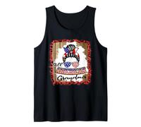 All American Grandma Patriotic Matching Family 4th of July Camiseta sin Mangas
