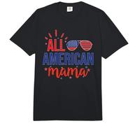 All American Mama 4th of July Sunglasses Family Comfort Colors Adult Heavyweight T-Shirt