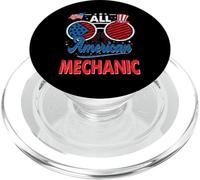 All American Mechanic American Flag Sunglasses 4th of July PopSockets PopGrip para MagSafe