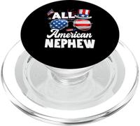 All American Nephew American Flag Sunglasses 4th of July PopSockets PopGrip para MagSafe