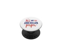 All American Papa 4th of July Sunglasses Family PopSockets PopGrip Adhesivo