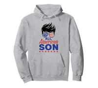 All American Son 4th of July Sunglasses USA Flag Sudadera con Capucha