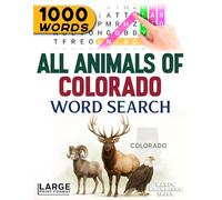 All Animals of Colorado - Word Search: Large Print