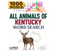 All Animals of Kentucky - Word Search: Large Print