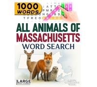 All Animals of Massachusetts - Word Search: Large Print (All Animals of the 50 States)