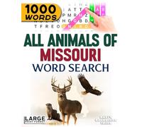 All Animals of Missouri - Word Search: Large Print (All Animals of the 50 States)