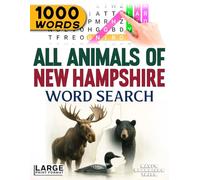 All Animals of New Hampshire - Word Search: Large Print (All Animals of the 50 States)