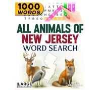 All Animals of New Jersey - Word Search: Large Print (All Animals of the 50 States)