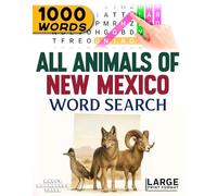 All Animals of New Mexico - Word Search: Large Print