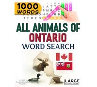 All Animals of Ontario - Word Search: Large Print