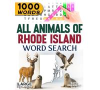 All Animals of Rhode Island - Word Search: Large Print (All Animals of the 50 States)