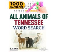 All Animals of Tennessee - Word Search: Large Print (All Animals of the 50 States)