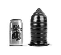 All black - anal plug 16 cm
