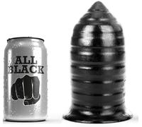 All black - anal plug 16 cm