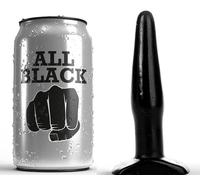 All black - plug negro 11 cm