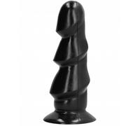 All Black Dildo 17 Cm - Diseño Realista Para Una Experiencia Auténtica