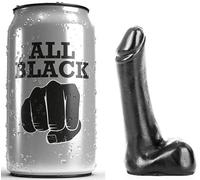 All Black Dildo Negro 9cm 1ud