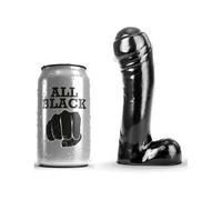 All Black Dildo Negro 15 Cm - Juguete Erótico Ideal Para Autoexploración Con Diseño Elegante