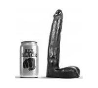 All Black Dildo Realistico 21cm 1ud