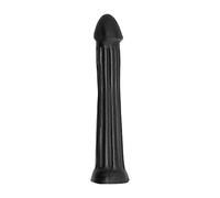 All black plug dildo 31cm