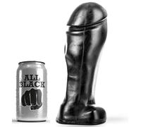 All Black Dong 22 Cm Punta Ancha - Diseño Sólido Para Usuarios Experimentados