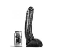 All black - dong 29 cm curvado