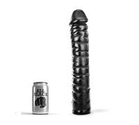 Consolador realistico todo negro38cm - Profundidad: 70 mm, Couleur: Negro, Rayon: Couple, Longitud: 380 mm, Ancho: 93 mm