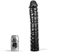 Consolador realistico todo negro38cm - Profundidad: 70 mm, Couleur: Negro, Rayon: Couple, Longitud: 380 mm, Ancho: 93 mm