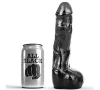 ALL BLACK Pene Realístico 20 Cm - Diseño Confiable Para Experiencia Intensa