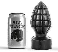 All Black Plug Anal 14 Cm - Diseño Ergonómico Para Comodidad y Placer