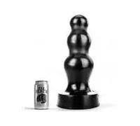 Plug anal negro 38cm - Profundidad: 17 mm, Couleur: Negro, Rayon: Couple, Ancho: 17 mm, Longitud: 37 mm