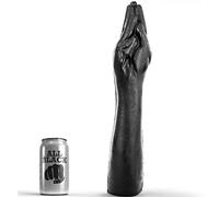 All Black Puño Gigante Fisting 40 Cm - Diseño Realista Con Flexibilidad Perfecta