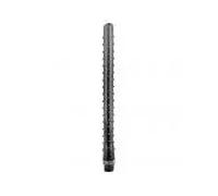 ALL BLACK - RIDGED DUCHA ANAL SILICONA 27 CM