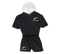 All Blacks - Minicamiseta de equipo de rugby All Blacks de Nueva Zelanda, 17 cm, con ventosa