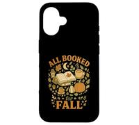 All Booked For Fall Cozy Reader Autumn Books & Pumpkin Carcasa para iPhone 16