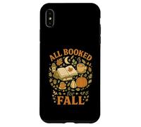 All Booked For Fall Cozy Reader Autumn Books & Pumpkin Carcasa para iPhone XS MAX