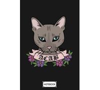 All Cats Are Beautiful G91097 Notebook: Planner, Journal, 6x9 120 Pages, Diary, Matte Finish Cover, Lined College Ruled Paper
